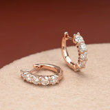 Luxury Designer 100% Real 3.5mm 0.2ct Moissanite Diamonds Hoop Earrings for Women Silver Earrings Fine Jewellery - The Jewellery Supermarket