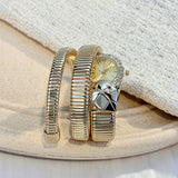 New Dainty Elegant Snake-Biting Design for Fashion Appeal Jewellery Watch
