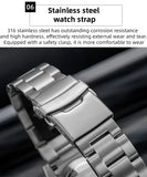 Super Stainless Steel Men 2115 Quartz Watches - Luxury 100m Waterproof Ceramic Bezel  Writwatches for Men