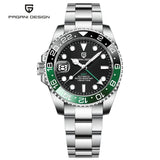 Luxury Brand New Arrival Luxury Mechanical Wristwatch Stainless Steel GMT Watch Sapphire Glass Men Watches