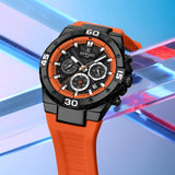 Fashion Quartz Analog Silicone Strap Date Waterproof Luminous Chronograph Casual Watches for Men - The Jewellery Supermarket