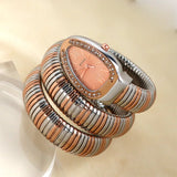 Brand New Classic Fashion Retro Style Snake Head Women's Watch - Luxury Roman Digital Dial AAA Gold Colour Gift