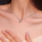 Amazing 1-2ct D Colour  Sparkling Moissanite Diamonds Necklaces - Sterling Silver Fashion Luxury Jewellery for Women