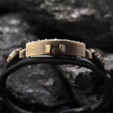 New Personalized Fashion Triangle Hollow Men's Mechanical Watch - Leisure Retro Fully Automatic Mechanical Watch