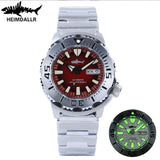 Monster Men's Diver Sapphire Crystal 20 Bar Waterproof Snowflake Blue Dial Watches