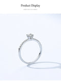 Simple Dazzling  AAAA Lab Created Diamond925  Sterling Silver Ring Fine Jewellery