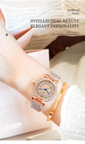 New Arrival Simple Elegant Luminous Zircon Diamonds Inlaid Quartz Watches for Women - Ideal Gifts