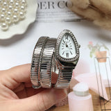 Popular Creative Snake Shaped Women's Quartz Analogue Watches - Women's Bracelets Personalized Wristbands For Women
