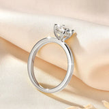 Marvelous Solitaire 1.0CT 6.5MM D Moissanite Diamond Rings  Fine Jewellery