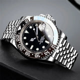 Stainless Steel Dive Automatic Sapphire Crystal Rotating Bezel Luminous Mechanical Watch