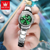 Original Luxury Brand Zircon Diamonds Dial Quartz Women Watches Fashion Business Bracelet Waterproof Wristwatch