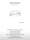 Fashion Geometric Cross Line 925 Sterling Silver AAAA Lab Created Diamonds Ring