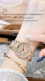 New Arrival Simple Elegant Luminous Zircon Diamonds Inlaid Quartz Watches for Women - Ideal Gifts