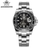 Super Blue Luminous 200M Waterproof Stainless Steel Sports Diving Quartz Watches