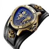 New Personalized Fashion Triangle Hollow Men's Mechanical Watch - Leisure Retro Fully Automatic Mechanical Watch