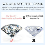 Classic 0.5-1CT VVS1 D Colour Moissanite Diamond Engagement Ring