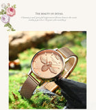 Elegant Luxury 3D Engraved Bee Dial Ladies Watch Rose Gold Plated 31mm Classic Casual Dress Watch with Bracelet Set