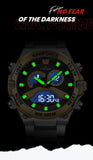 New Arrival Military Fashion Luxury Quartz Luminous Waterproof Digital Alarm Watches for Men - The Jewellery Supermarket