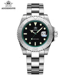 200m Water Resistance Ceramic Bezel Stylish Stainless Steel Quartz Men's Dive Watch
