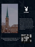 PLAYBOY Top Brand Fashion Watch for Men Leather Strap  High Quality Casual Waterproof Luxury Quartz Men's Watches