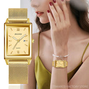 New Arrival Top Brand Fashion Gold Silver Women's Luxury Women Bracelet Watches - Ladies Quartz Steel Wristwatches