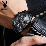 Amazing Top Brand Chronograph Business Men's Watches Waterproof Stainless Steel Luxury Brand Quartz Wristwatch