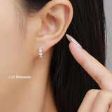 Awesome 1-3ct D Colour Platinum Plated Moissanite Diamonds Lab Diamond Stud Earrings Silver Fine Jewellery - The Jewellery Supermarket