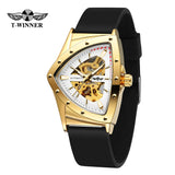 New Arrival Transparent Automatic WatchLuxury Silicone Strap Waterproof Luminous Fashion Mechanical Watches for Men