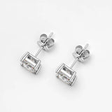 Luxury 1CT D Colour VVS1 Moissanite Diamonds Screw Earrings For Women and Men - S925 Sterling Silver Fine Jewellery - The Jewellery Supermarket