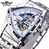 Light Luxurious Automatic Mechanical High-End Fashion Hollow Triangular Personalized Fashion Handsome Men's Watch