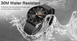 New Arrival Luxury Waterproof Ultra Thin Date Steel Strap Casual Quartz Sports Men Watches - The Jewellery Supermarket