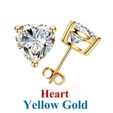 Dazzling 0.5-3ct Moissanite Diamond Sterling Silver Stud Earrings for Women Men