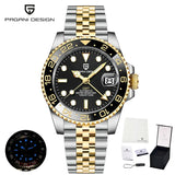 New LUXURY DESIGN Top Mechanical Automatic Watch Sports Rubber Diver Series Watch Luminous Date Display Wristwatches