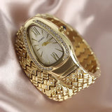 Fabulous Hot Sale Luxury Stainless Steel Creative Watch Strap Quartz Wristwatch Fashion Snake Watch for Women