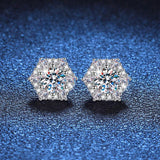 Wonderful 0.5ct 5mm Moissanite Diamonds Earrings for Women S925 Sterling Silver Fine Jewellery for Women - The Jewellery Supermarket