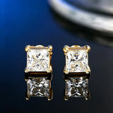 Luxury 0.5-2 Carats Marquise Heart Pear Princess Cut Moissanite Diamonds Stud Earrings