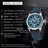 Original New 40mm TMI NH35A Sapphire Glass 10Bar Waterproof Automatic Mechanical Watches for Men