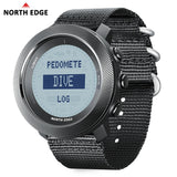 Free Diving Altimeter Barometer Compass 10ATM Waterproof Outdoor Sports Watches