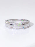 Lovely Round VVS1 D Colour Moissanite Diamonds Stellar Spikes Ring Fine Jewellery