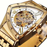 New Arrival Luxury Triangular Watch, High Value Luxury Mechanical Watch - Triangular Personalized Men's Watch