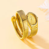 Famous Brand Dress Jewellery Fashion Quartz Snake Watch For Women