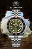 Top Brand New GMT Movement Quartz Watches, Stainless Steel BGW9 Luminous 20Bar Waterproof Diver Watch For Man