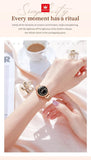 Luxury Classic Roman Scale Solid Stainless steel NEW Quartz Watches for Women Waterproof Date Women Wristwatches