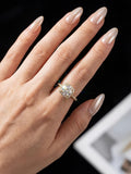 Classic 0.5-1CT VVS1 D Colour Moissanite Diamond Engagement Ring