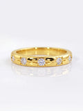 Real Round VVS1 D Colour Moissanite Diamonds Ring Fine Jewellery