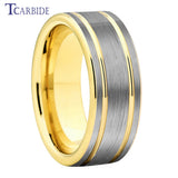 Beautiful Polished Brushed Finish 6MM 8MM Men Women Wedding Tungsten Carbide Rings