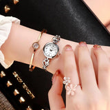 New Arrival Fashion Women Heart Bracelet Rose Gold, Gold and Silver Colour Quartz Dress Casual Watches - The Jewellery Supermarket