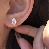 Luxury 0.5-2 Carats Marquise Heart Pear Princess Cut Moissanite Diamonds Stud Earrings