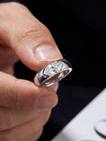 Fashion Real 1CT Marquise Cut VVS1 D Colour Moissanite Ring Fine Jewellery