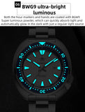 200 Waterproof Sapphire Glass BGW9 Luminous Stainless Steel Quartz Diving Watch